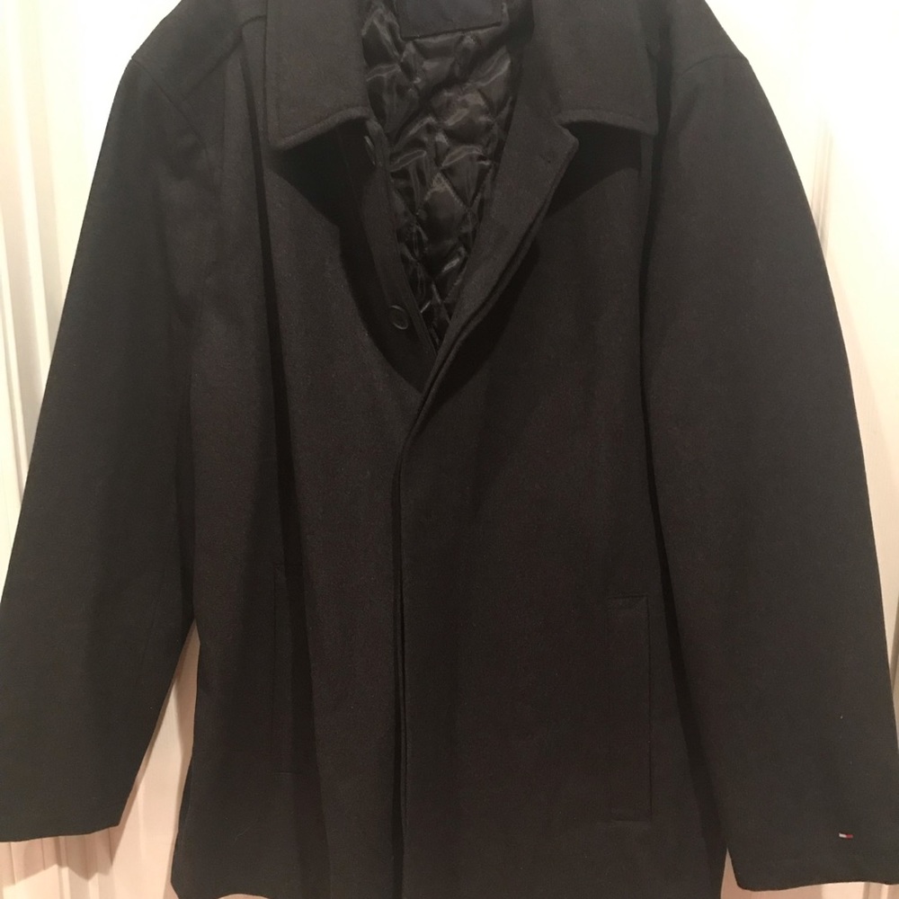 Men’s Wool Coat -Tommy Hilfiger -WORN ONCE!!!